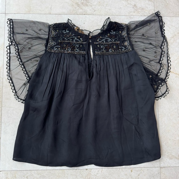 Love The Label Serafina Embellished top black size L - Picture 11 of 11